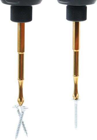 AUTOTOOLHOME 3 بوصة التيتانيوم المغلفة المغناطيسي PH2 مكافحة زلة مفك بت مجموعة فيليبس بت #2 شنيور يعمل بالبطارية بت TS2 in Kuwait