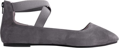 Women's Flats Comfortable Fashion Shoes for Women with Elastic Ankle Straps Dressy Ballerina Style Closed Toe Sandals for Women Casual Ballet Flat in Saudi Arabia