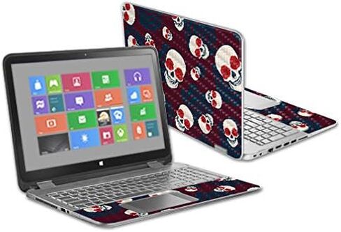 غلاف من ألياف الكربون MightySkins لجهاز HP Envy X360 مقاس 15.6 بوصة - أبجدية غريبة | لمسة نهائية واقية ومتينة من ألياف الكربون | سهلة التطبيق والإزالة وتغيير الأنماط | صنع في الولايات المتحدة الأمريكية in Saudi Arabia