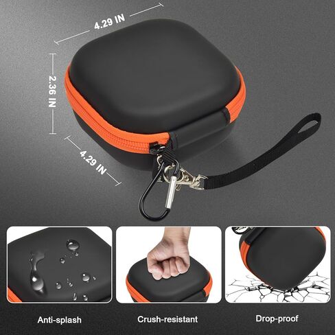 جراب Boobowl الصلب متوافق مع SIMO/Skyroam Solis Lite 4G LTE المحمولة واي فاي نقطة اتصال متنقلة، حقيبة تخزين جهاز توجيه السفر مع جيب شبكي للبطاريات القابلة لإعادة الشحن، شاحن (صندوق فقط) (أبيض) in Kuwait