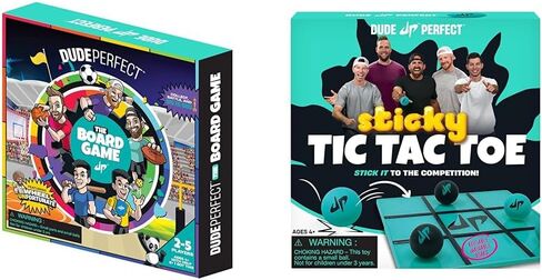 لعبة Dude Perfect The Board، للأطفال الذين يحبون الرياضة والتحديات التنافسية، مثالية لألعاب العائلة والأصدقاء، 2-5 لاعبين، للأعمار من 4 سنوات فما فوق. in Saudi Arabia
