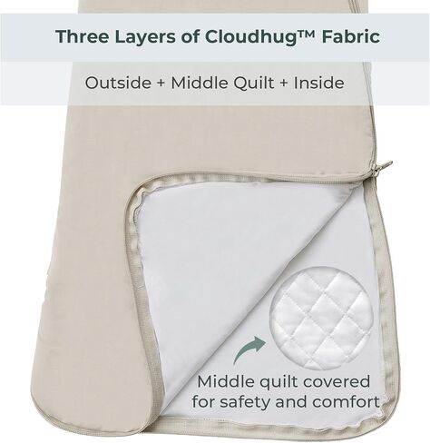 Sleep Sack 2.5 Tog - Rayon made from Bamboo Baby Sleeping Bag, Wearable Blanket, Unisex in Saudi Arabia