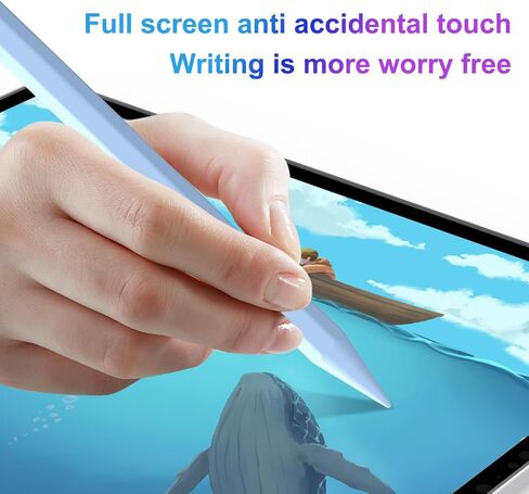Stylus Pen for iPad 9th&10th Generation,Apple iPad Stylus Pencil with Palm Rejection Rechargeable,Pen Compatible with 2018-2024 iPad 6/7/8/9/10,iPad Pro 11"/12.9"/M4,iPad Air 3/4/5/M2,iPad Mini 5/6 in Saudi Arabia