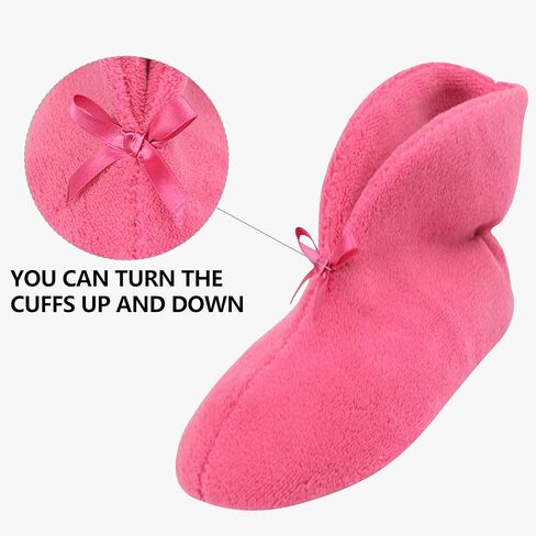 شباشب نسائية من Forfoot، أحذية منزلية مريحة من الصوف المرجاني غير قابلة للانزلاق in Kuwait