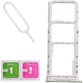 A05 Dual SIM Card Tray Slot Holder Replacement for Samsung Galaxy A05 SM-A055 6.7 inch with Sim Card Tray Open Eject Pin and SD Card Tray (Black)
