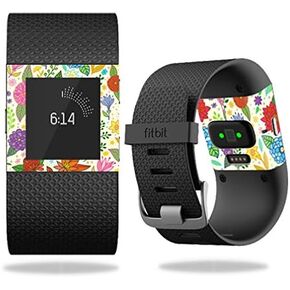 MightySkins Skin Compatible with Fitbit Surge Cover Skins Sticker Watch Flower Garden