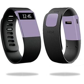 MightySkins Skin Compatible with Fitbit Charge Cover Skins Sticker Watch Solid Lavender