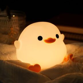 Amaredom Capybara Night Light, Cute Capybara Lamp, Silicone Dimmable Nursery Nightlight, Rechargeable LED Bedside Lamp with 20 Minutes Timer & Tap Control Baby Girls Women Bedrooms, Living Room