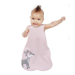 NoJo Magical Unicorn Pink & White Soft Fleece Wearable Blanket, Medium 6-12 Mo., Pink, White