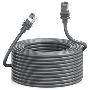 Starlink Gen 3 Cable, 32.8FT/10M Satellite Replacement Standard V3 Cable for Starlink Rectangular Satellite Gen 3 Starlink Cable Extension Starlink Accessories Waterproof - Gray
