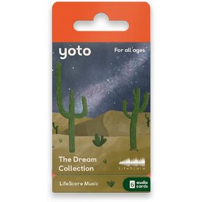 Yoto The Dream Collection by LifeScore – 6 Kids Musical Cards for Use Player & Mini Audio Player, Educational Screen-Free Listening with Relaxing Naptime & Bedtime Music for Winding Down
