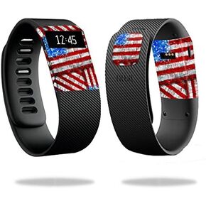 MightySkins Skin Compatible with Fitbit Charge Cover Skins Sticker Watch Flag Drips