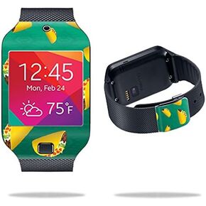 MightySkins Skin Compatible with Samsung Galaxy Gear 2 Neo Smart Watch Cover Skins Sticker Watch Tacos