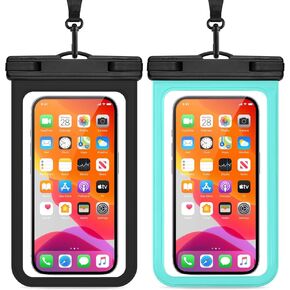 MR.LUYU 2024 2 Pack Waterproof Phone Pouch, Cruise Ship Essentials Must Haves Dry Bag for Vacation Beach Travel Kayak Accessories, Water Proof Phone Case for iPhone 15 14 13 12 Plus Pro Max Galaxy