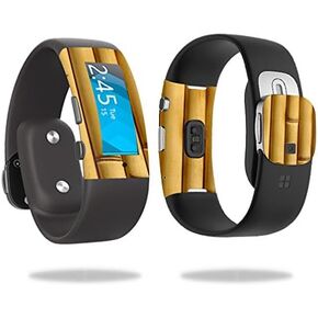 MightySkins Skin Compatible with Microsoft Band 2 Cover Skins Sticker Watch Bamboo