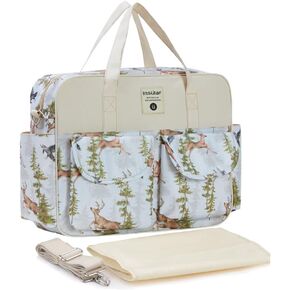 Diaper Tote Bag Waterproof Diaper Bag Portable Nappy Bag Travel Baby Bag Fashion Diaper Handbag For Women Men