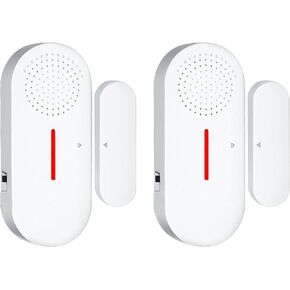 Door Window Alarm, 95DB Door Alarms for Kids Safety, Wireless Sensor Door Window Burglar Alarm-Window Pool Alarms for Home (2 Pack)
