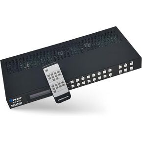OREI 8K 8x8 HDMI Matrix Switch, Switcher with Audio Extractor UltraHD Supports Upto 4K @ 120Hz IR EDID HDCP 2.3 - Remote Control HDR10+ Dolby Vision, VRR, ALLM (BK-808) in Kuwait