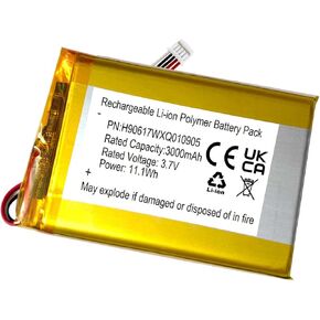 3000mAh 3.7v Rechargeable Battery Replacement for Vtech RM7764HD, RM7764-2HD WiFi Video Baby Monitor, 7 Inch HD Display Screen 3Ah Battery Pack