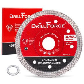 7 inch Super Thin Diamond Blade, Diamond Saw Blades for Angle Grinder, 7" Tile Blade for Smooth Cutting Porcelain Ceramic Granite Marble Tile (1-Pack)