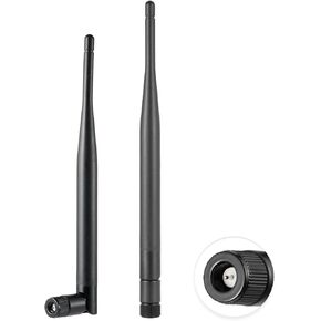 4PCS Dual Band WiFi Antenna 2.4GHz 5GHz 5.8GHz Antenna SMA Male Antenna 6dBi 19cm/7in for WiFi Router Wireless Camera DVR Reverse Monitor
