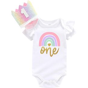 One Outfit Baby Girl First Birthday Sweet One Year Old Birthday Baby Clothes Girl
