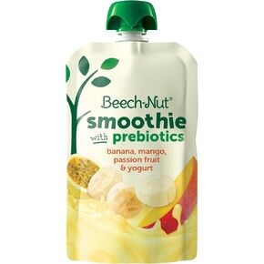 Beech-Nut Toddler Smoothies with Prebiotics, Apple Cherry Kiwi Purple Carrot & Yogurt Baby & Toddler Food Pouches, 3.5 oz (12 Pack) in Kuwait