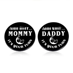 First Fathers Day Gift for New Dad New Baby Gifts for Dad Mom Daddy Parent Decision Coin for Mom Dad to be Funny Pregnancy Newborn Arrival Baby Gift for Dad First Time Shower Gifts Expectant Dad Gifts