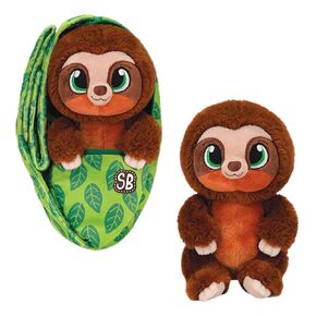 Sloth Swaddle Babies - Stuffed Animal Keepsake and Baby Swaddle Carrier with Custom Name