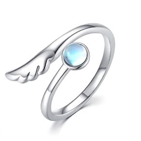 Twoowl I Am Enough Rings 925 Sterling Silver Anxiety Rings for Women Adjustable I am Enough Jewelry Inspirational Gifts for Girls in Kuwait