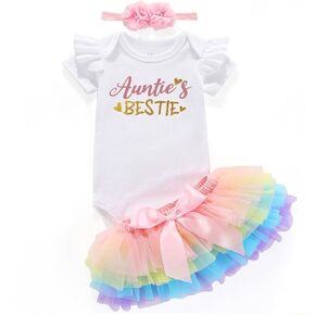 aunties bestie baby clothes girl little bestie auntie baby clothes girl outfits