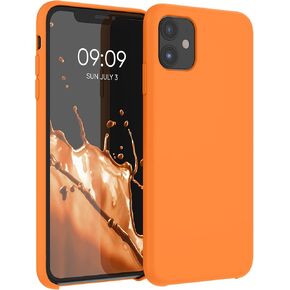 kwmobile Case Compatible with Apple iPhone 11 Case - TPU Silicone Phone Cover with Soft Finish - Neon Green