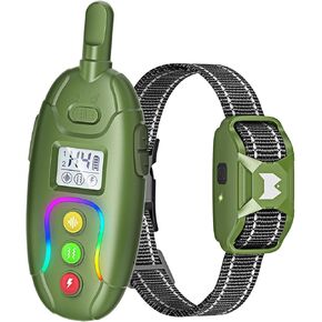 Dog Shock Collar - 3300Ft Dog Training Collar with Remote for 5-120lbs All Breeds Dogs, IP67 Waterproof e Collar with 3 Training Modes, Beep (1-8), Vibration(1-16), Safe Shock(1-99) for 2 Dogs