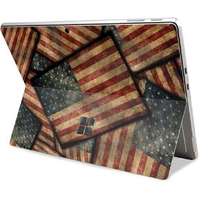Tablet Skin Compatible with Microsoft Surface Pro 11 (2024) - Vintage American - Premium 3M Vinyl Protective Wrap Decal Cover - Easy to Apply | Crafted in The USA by MightySkins
