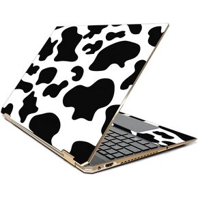 MightySkins Skin Compatible with HP Spectre x360 15.6" Gem-Cut (2019) - Cow Print | Protective, Durable, and Unique Vinyl Decal wrap Cover | Easy to Apply, Remove, and Change Styles | Made in The USA