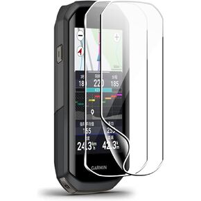 for Garmin Edge 1050 Screen Protector, TPU Clear Protective Film Compatible (not glass)(2Pack)