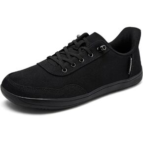 HOBIBEAR Slip ins Womens Mens Hands Free Slip On Sneakers Comfort Wide Minimalist Barefoot Canvas Shoes