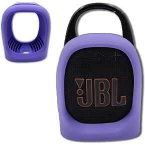 xcivi Silicone Cover Case for JBL Clip 5 - Ultra-Portable, Waterproof&Dustproof Bluetooth Speaker, Protective Soft Skin Sleeve for JBL Clip 5 Speaker Accessories(Only Case) (Black)