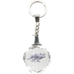 Deluxebase Crystal Silhouette Keychains - Gorilla from Crystal Glass Animal Keyring for Women, Men, Boys and Girls.