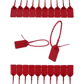 JAVIKA 250PCS Plastic Tamper Seal Tags, Pull-Tite Security Seal, Zip Ties in Saudi Arabia