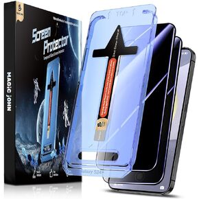 MAGIC JOHN 2 Pack for Samsung Galaxy S24 Plus/ S24+ Privacy Glass Screen Protector 6.7 inch, Anti-spy Tempered Glass Film, Auto Dust-Elimination Installation, Bubble Free, Case Friendly, Anti-Scratch