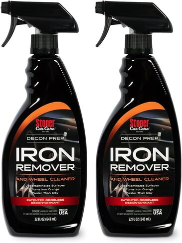 Stoner Car Care 92104 22-Ounce Iron Remover and Wheel Cleaner for Car Detailing Patented Odorless Decontaminant Decon Prep Fallout Eliminate Brake Dust Use on Car Paint and More, Pack of 1 in Saudi Arabia