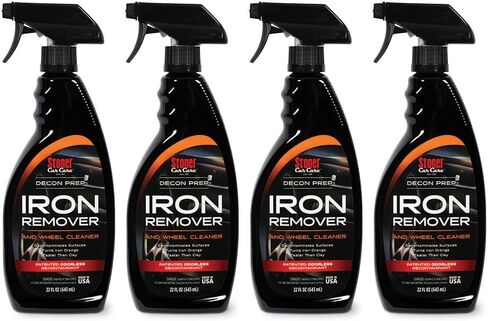 Stoner Car Care 92104 22-Ounce Iron Remover and Wheel Cleaner for Car Detailing Patented Odorless Decontaminant Decon Prep Fallout Eliminate Brake Dust Use on Car Paint and More, Pack of 1 in Saudi Arabia