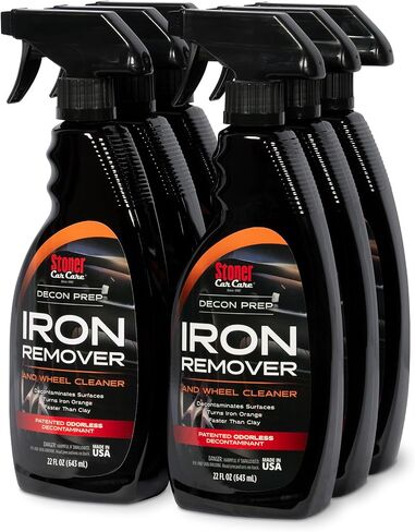 Stoner Car Care 92104 22-Ounce Iron Remover and Wheel Cleaner for Car Detailing Patented Odorless Decontaminant Decon Prep Fallout Eliminate Brake Dust Use on Car Paint and More, Pack of 1 in Saudi Arabia