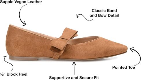 Journee Collection Women's Aizlynn Flat Ballet in Saudi Arabia