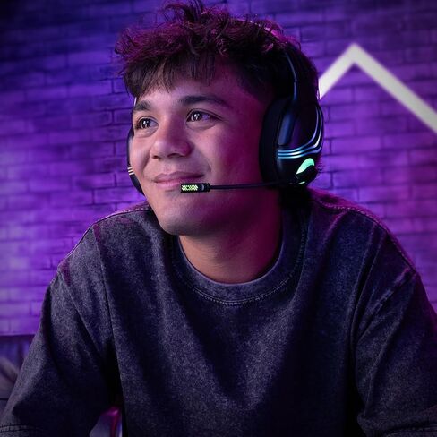 سماعة رأس PDP Afterglow Wave اللاسلكية مع ميكروفون لأجهزة Xbox Series X|S وWindows 10/11 PC، متوافقة مع PlayStation PS5/PS4 وبلوتوث، أسود in Saudi Arabia