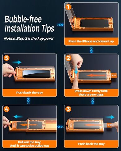 3 عبوات من MRGLAS لهاتف iPhone 16 Pro Max واقي شاشة للخصوصية مقاس 6.9 بوصة، بدون فقاعات، إزالة تلقائية للغبار 23 درجة من الزجاج المقوى المضاد للتجسس [حماية عسكرية 10X] حافظة صديقة in Kuwait