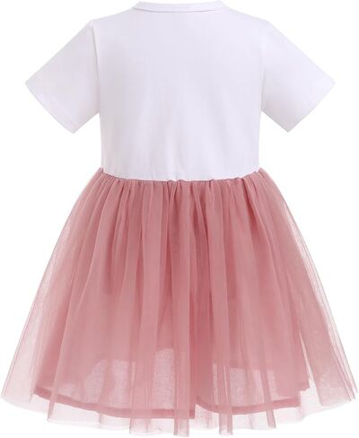 IMEKIS Toddler Girl Boho Rainbow 1st 2nd Birthday Dress Tutu Summer Pastel Rainbow Cake Smash Photo Shoot in Saudi Arabia