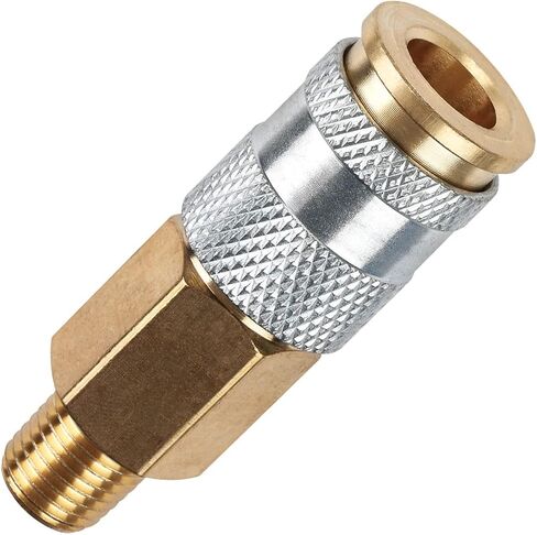 Amflo C91 1/4" HI FLO Design x 1/4" MNPT نحاس مقرنة - (عبوة من 10) in Kuwait