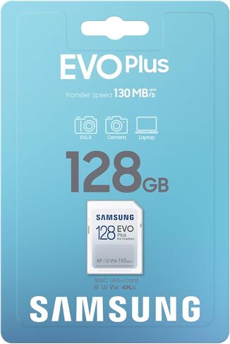 Samsung EVO Plus 32GB SDXC UHS-I U1 Full HD 130MB/s Read Memory Card for SLR and System Cameras MB-SC32K/EU in Saudi Arabia